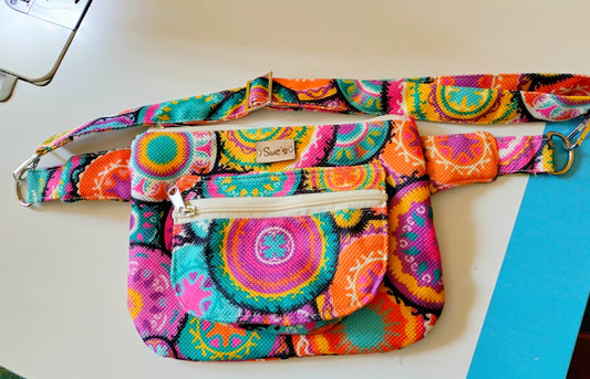 color festival Handmade waist bag