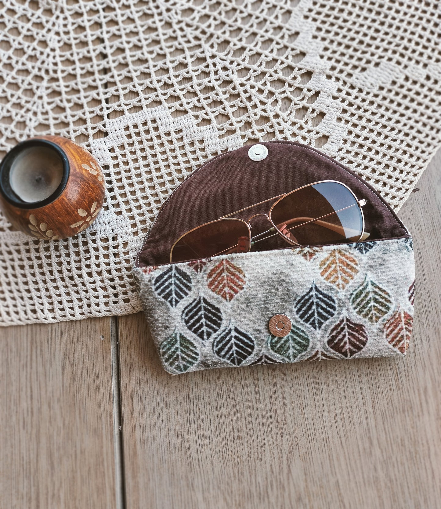 Autumn color Glasses Case