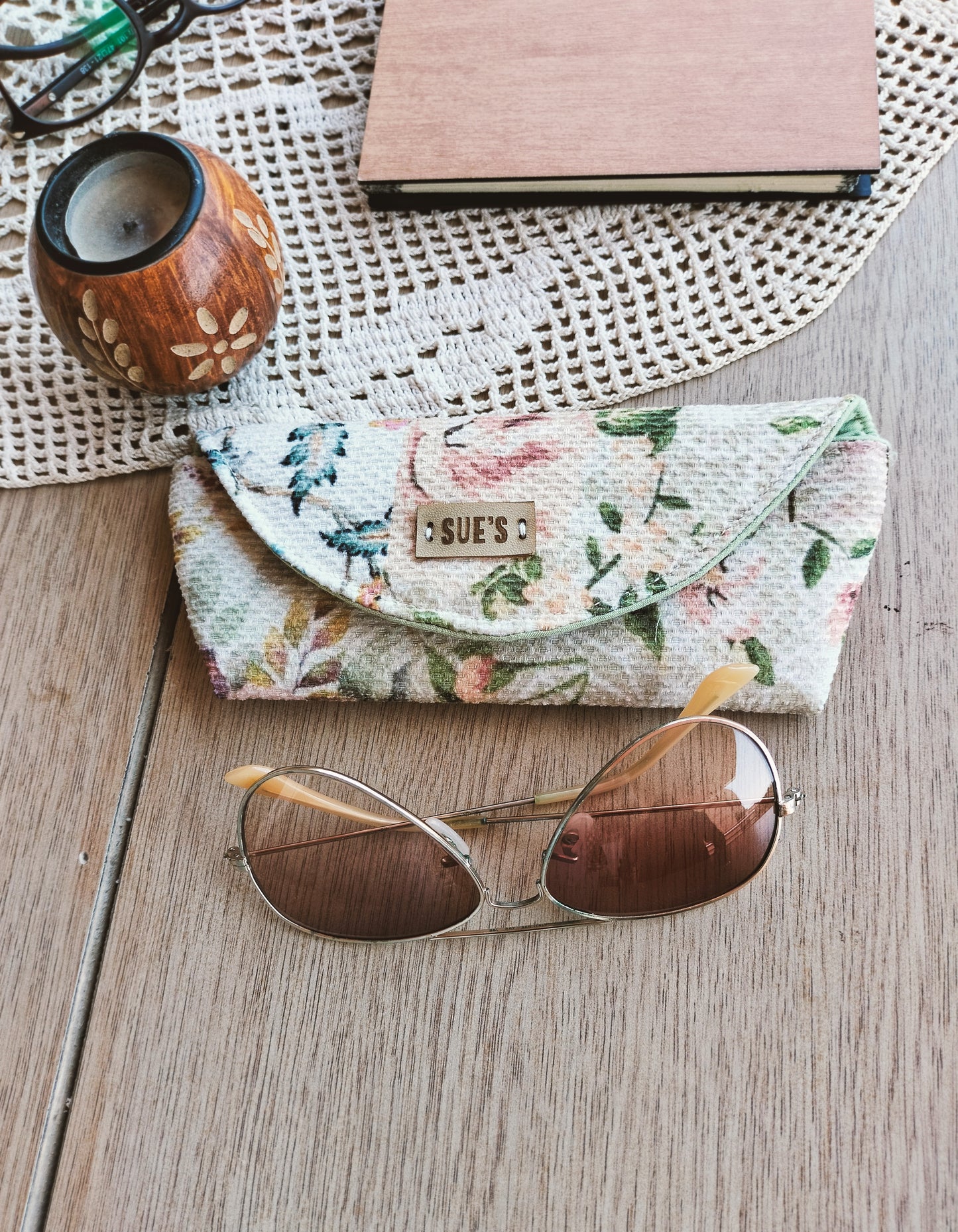 SmallFlower Glasses Case