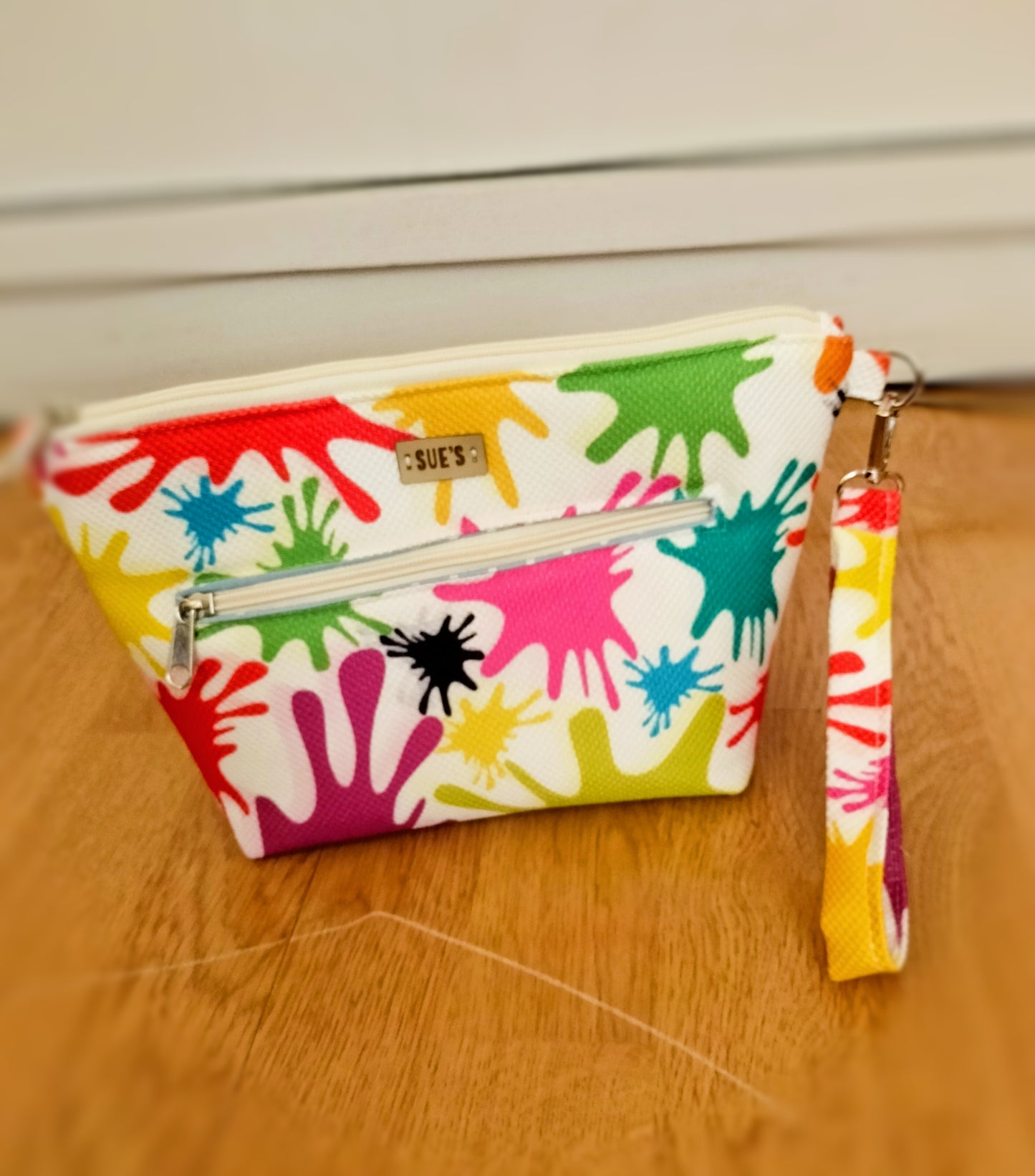 color splash handmade Clutch