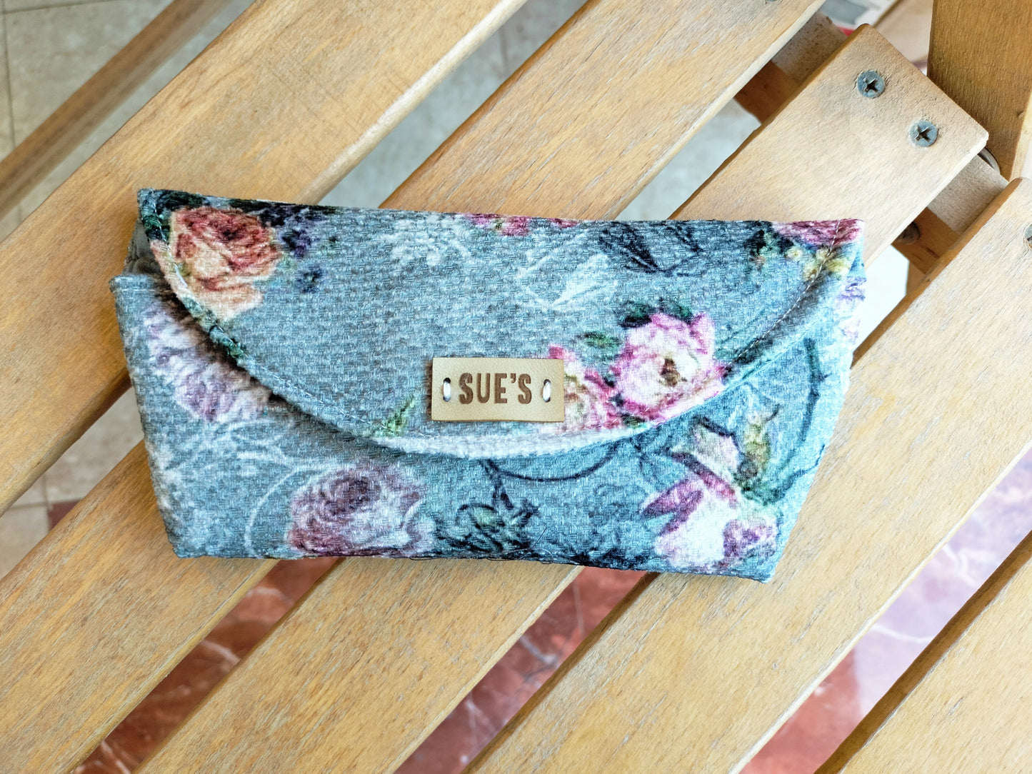 Gray Glasses Case