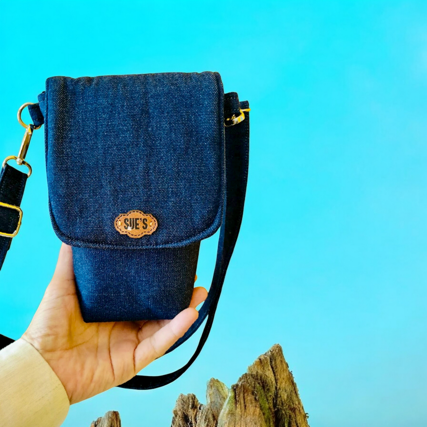 Plain jeans Mobil Cross Bag