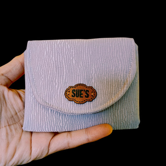 Silver  card Wallet 12*11 cm