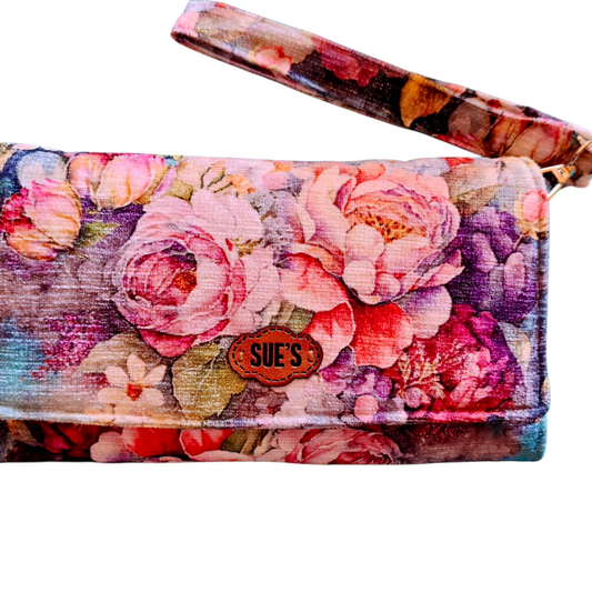 Rose garden big Wallet 20*12cm