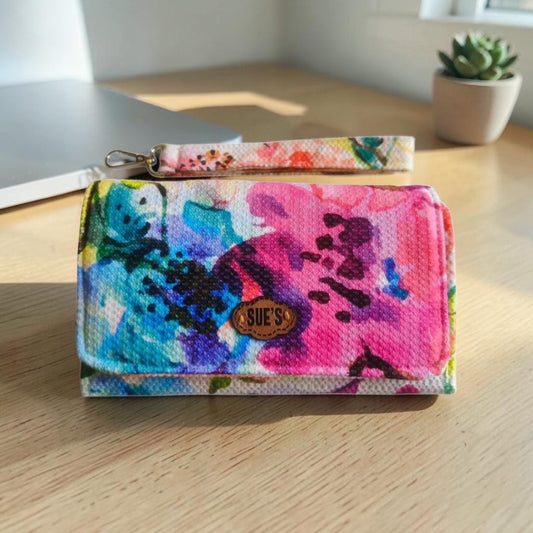 watercolor Large wallet 20*12cm