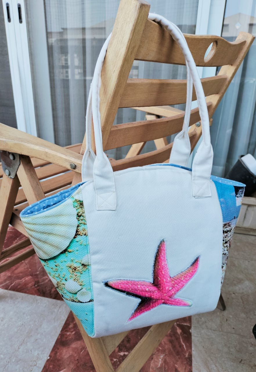 Pink Starfish Bag