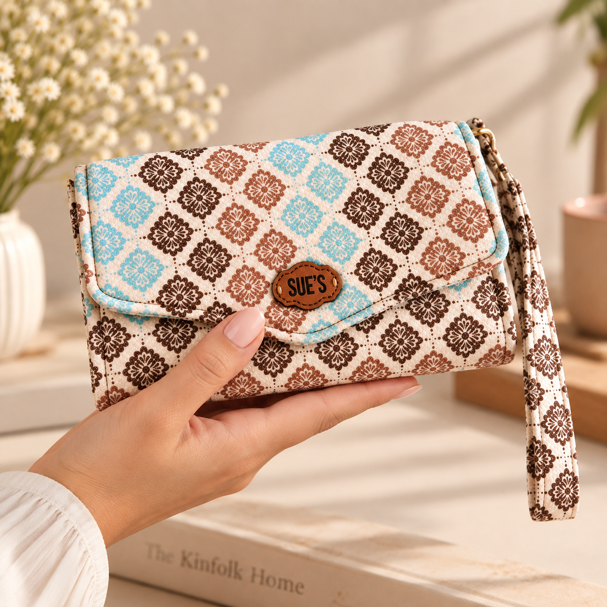 Elegance  Lage  Wallet triangle flap