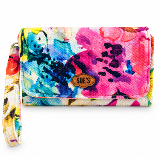 watercolor Large wallet 20*12cm