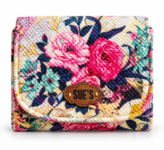 spring flowers small Wallet 12*11 cm