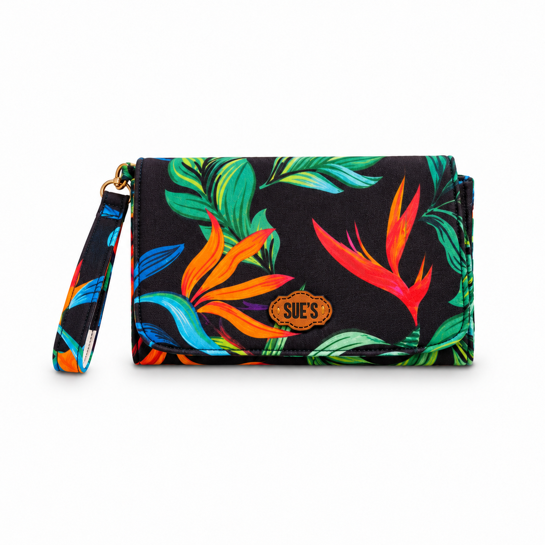 Wild flower waterproof Large Wallet