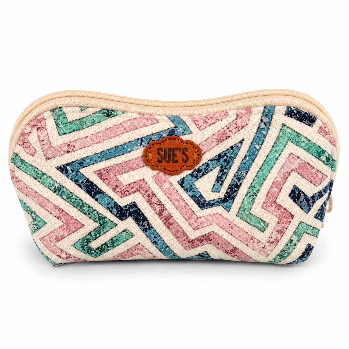 Geometric Makeup bag