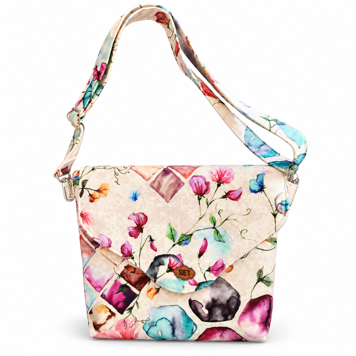 simple flower Cross Bag 30*25 cm