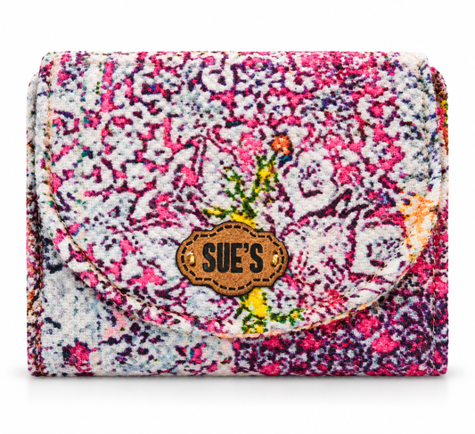 Oriental pink  Small Wallet 12*11 Cm