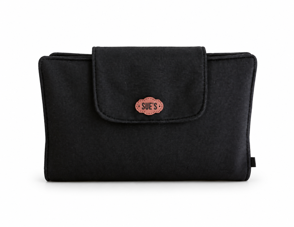 Black  Mus7af cover size 20*14cm