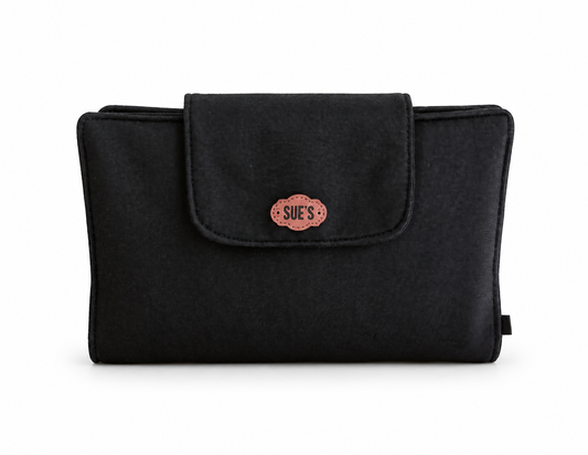 Black  Mus7af cover size 20*14cm