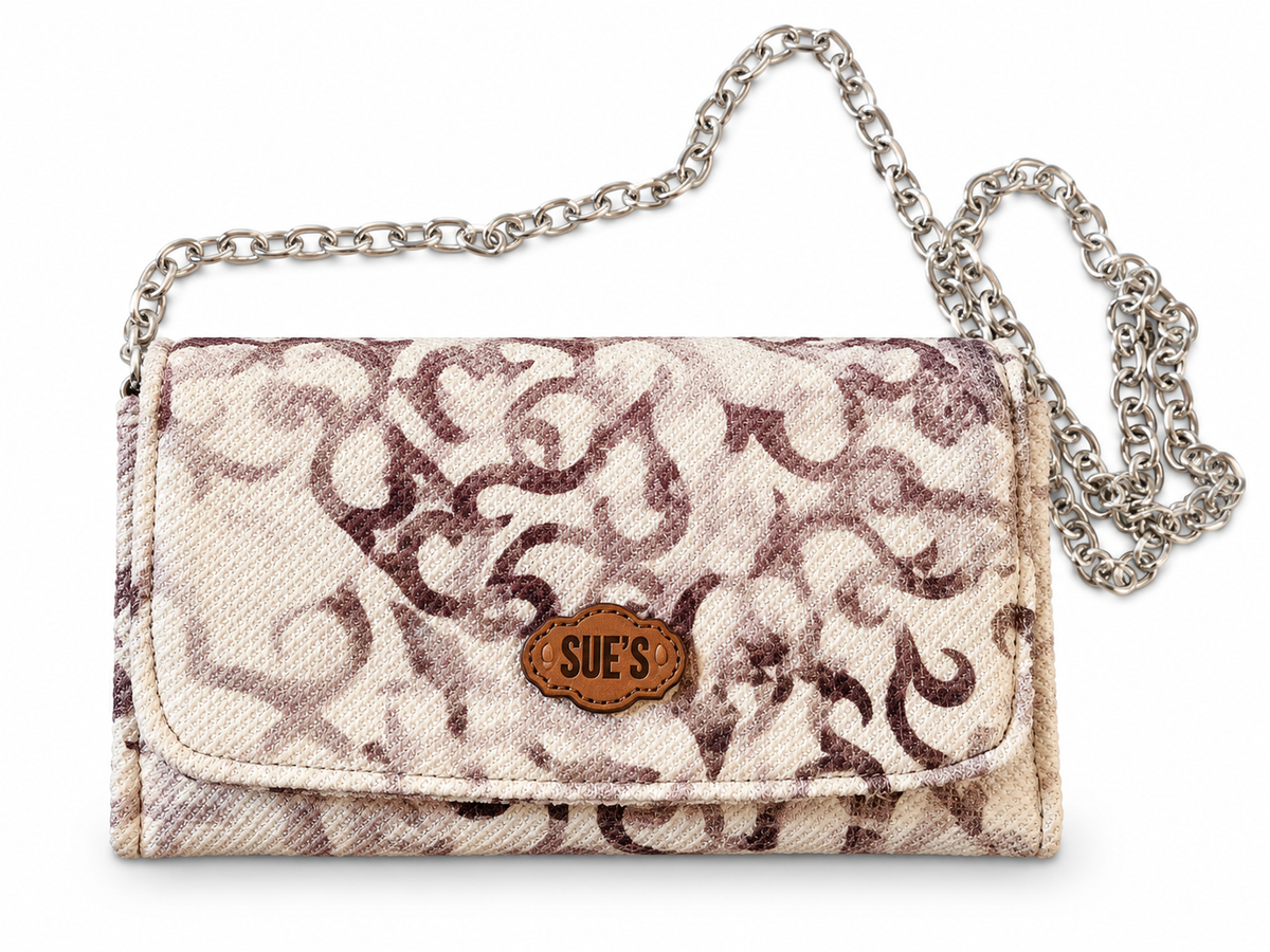morning  light Wallet with  chain Cross hand