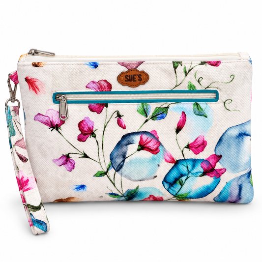 simple flower  handmade Clutch