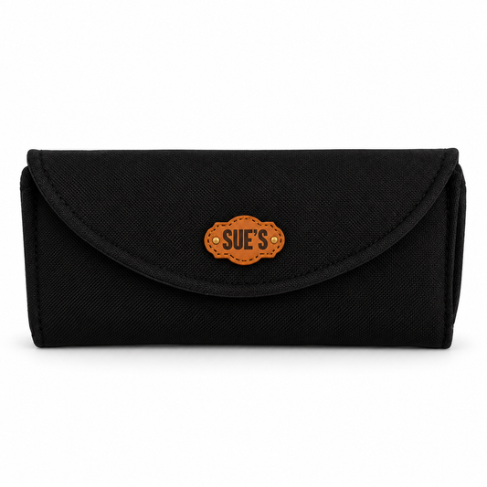 Black Double Glasses Case