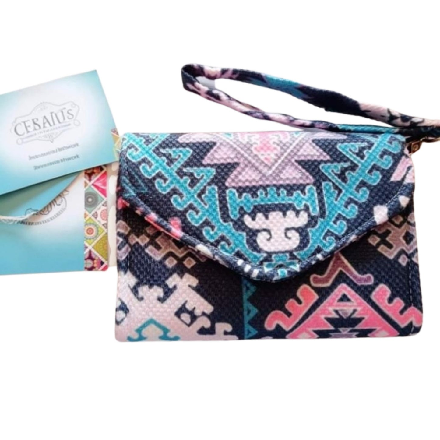 Blue  arabic color small Wallet