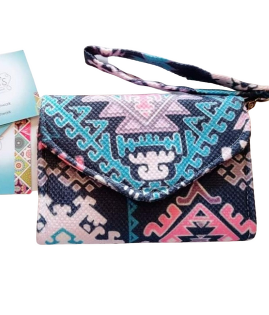 Blue  arabic color small Wallet