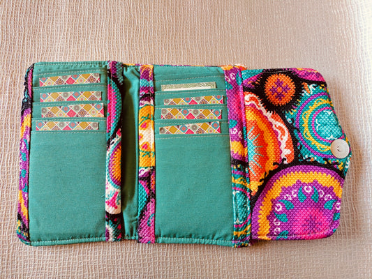 color festival  trifold wallet (Copy)