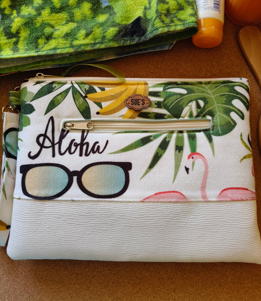 Sue's island  handmade Clutch