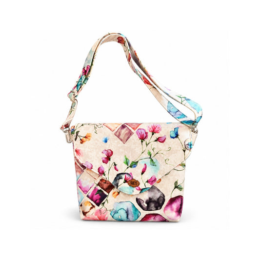 simple flower Cross Bag 30*25 cm