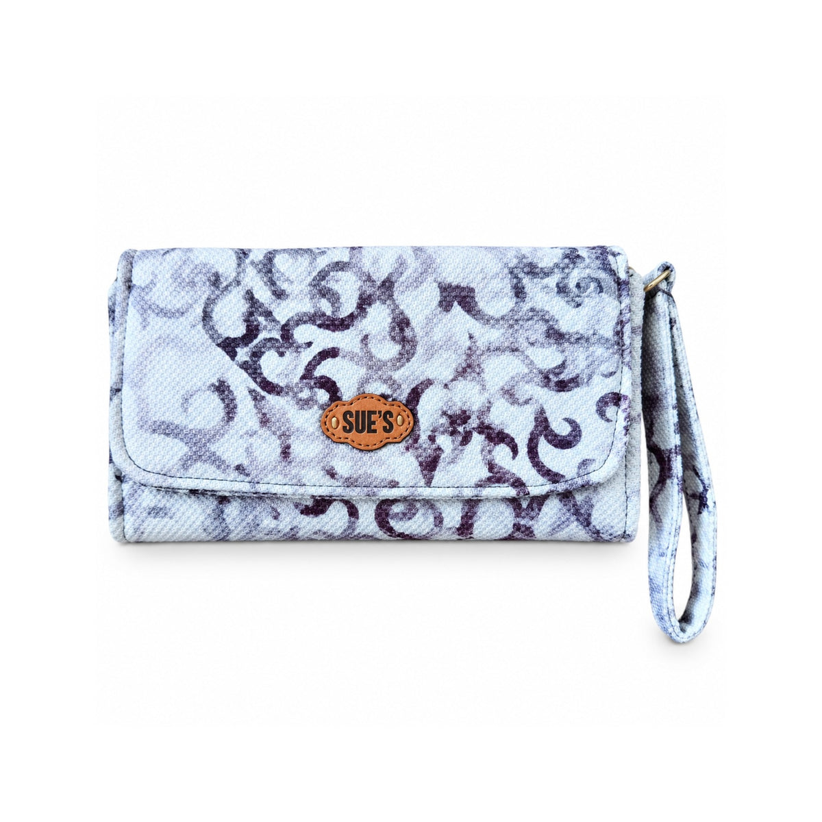 Black& white Large Wallet