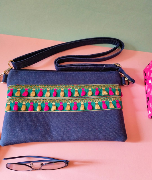 Light blue clutch